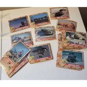 Lot of 88 Desert Storm 2nd Series Trading Cards- Topps